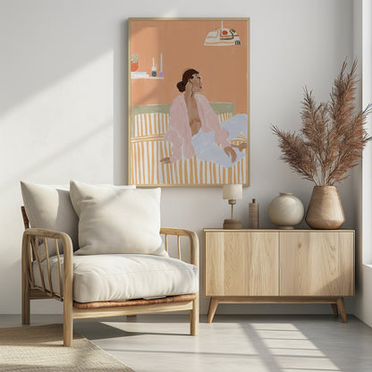 Just Let Me Chill - Poster / Art Print - interiör