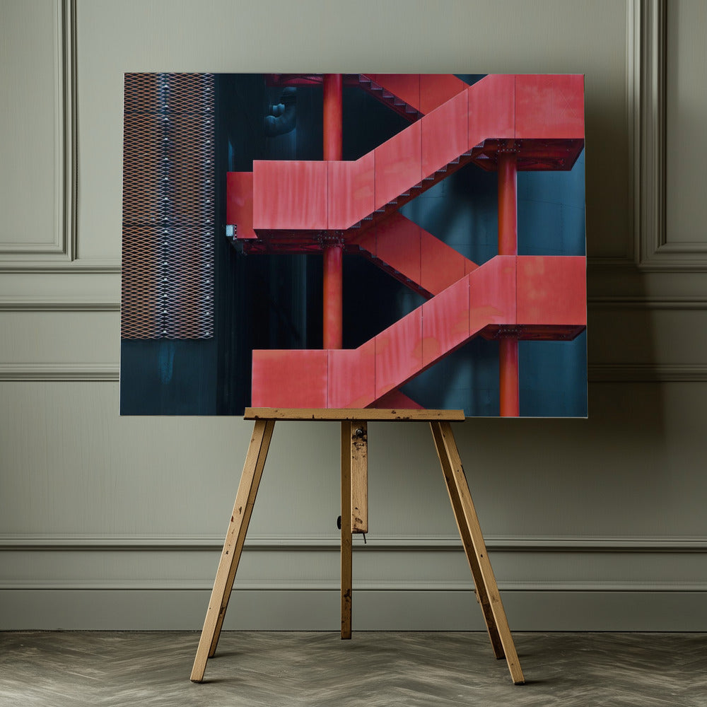 red route - Poster / Art Print - interiör