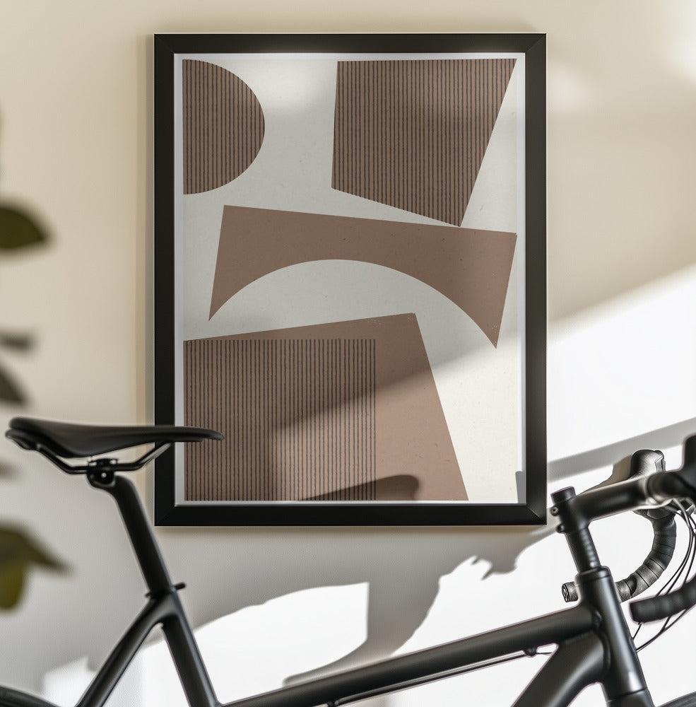 Modern Abstract Shape 02 - Poster / Art Print - interiör