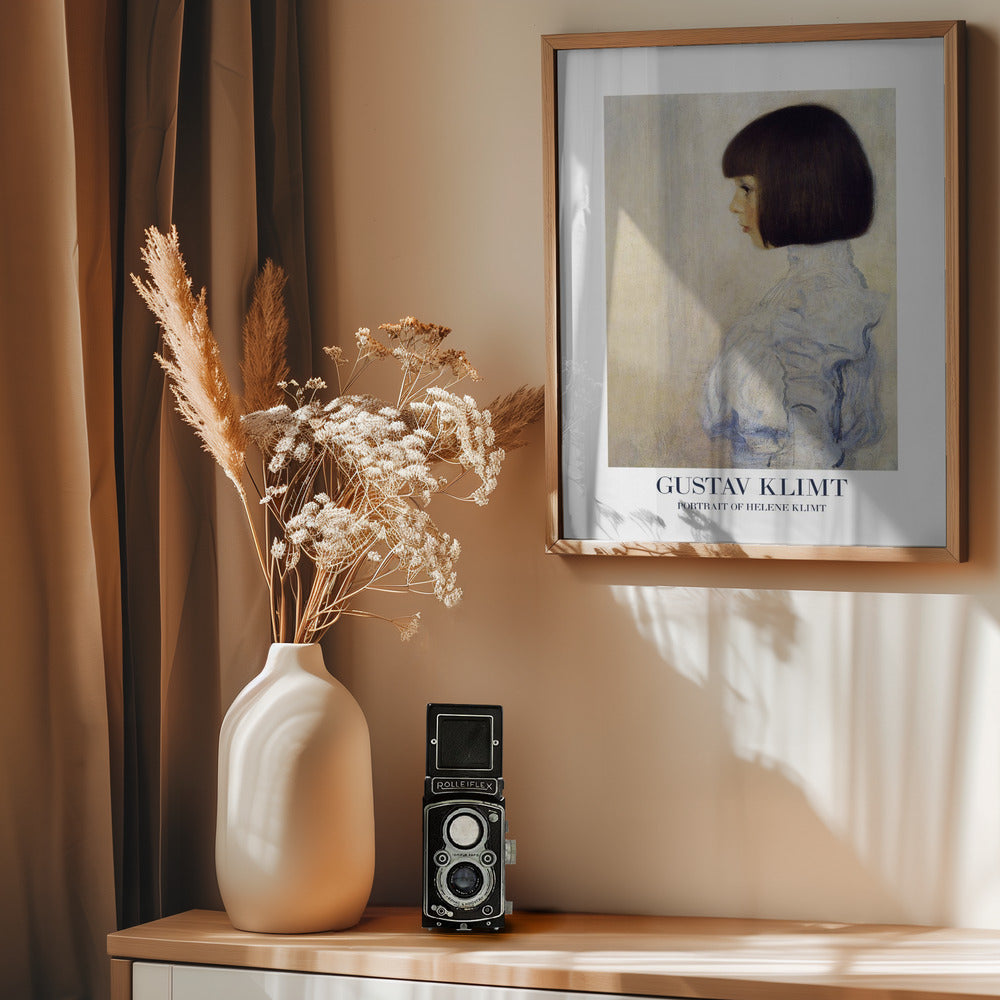 Portrait of Helene Klimt (1898) Poster - Poster / Art Print - interiör