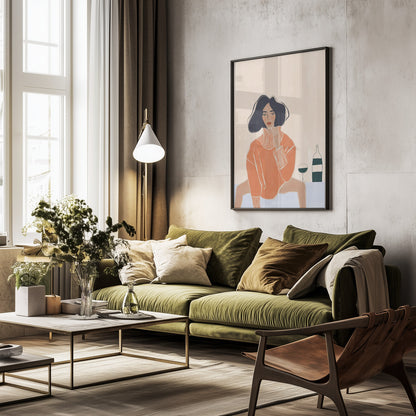 It's a Mood - Poster / Art Print - interiör