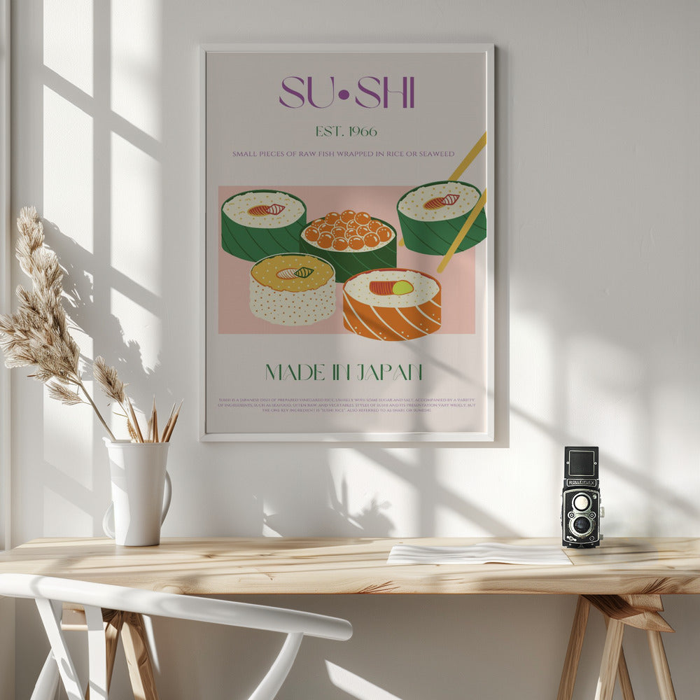 Sushi - Poster / Art Print - interiör