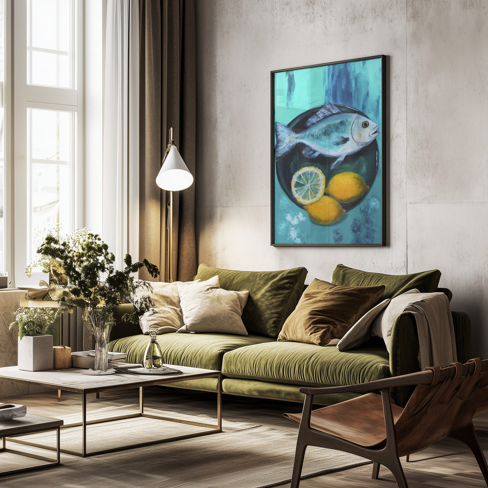 A Fishplate - Poster / Art Print - interiör