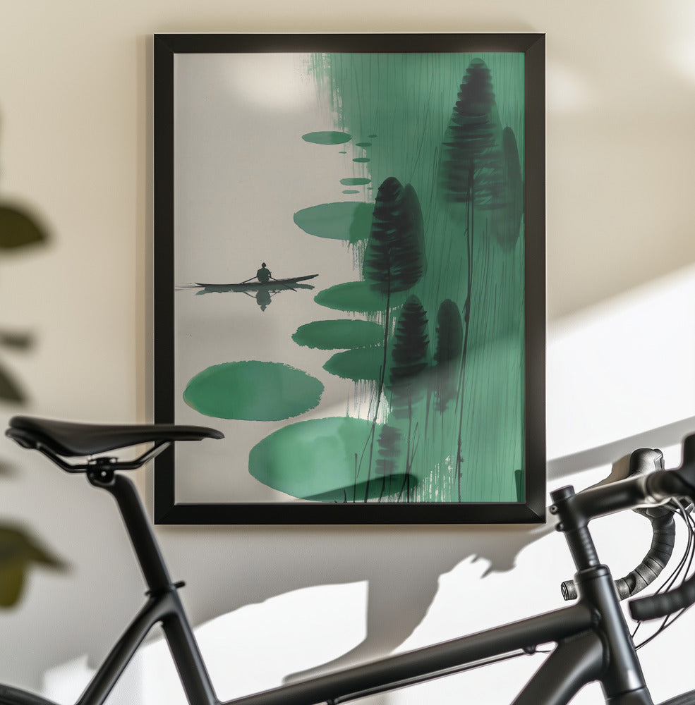 Serenity On the River - Poster / Art Print - interiör