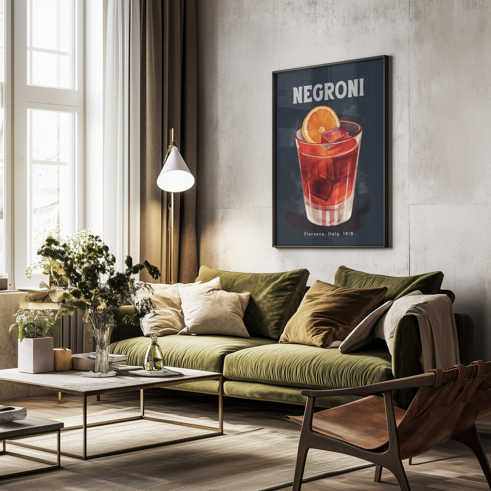 Negroni Florence 2 - Poster / Art Print - interiör