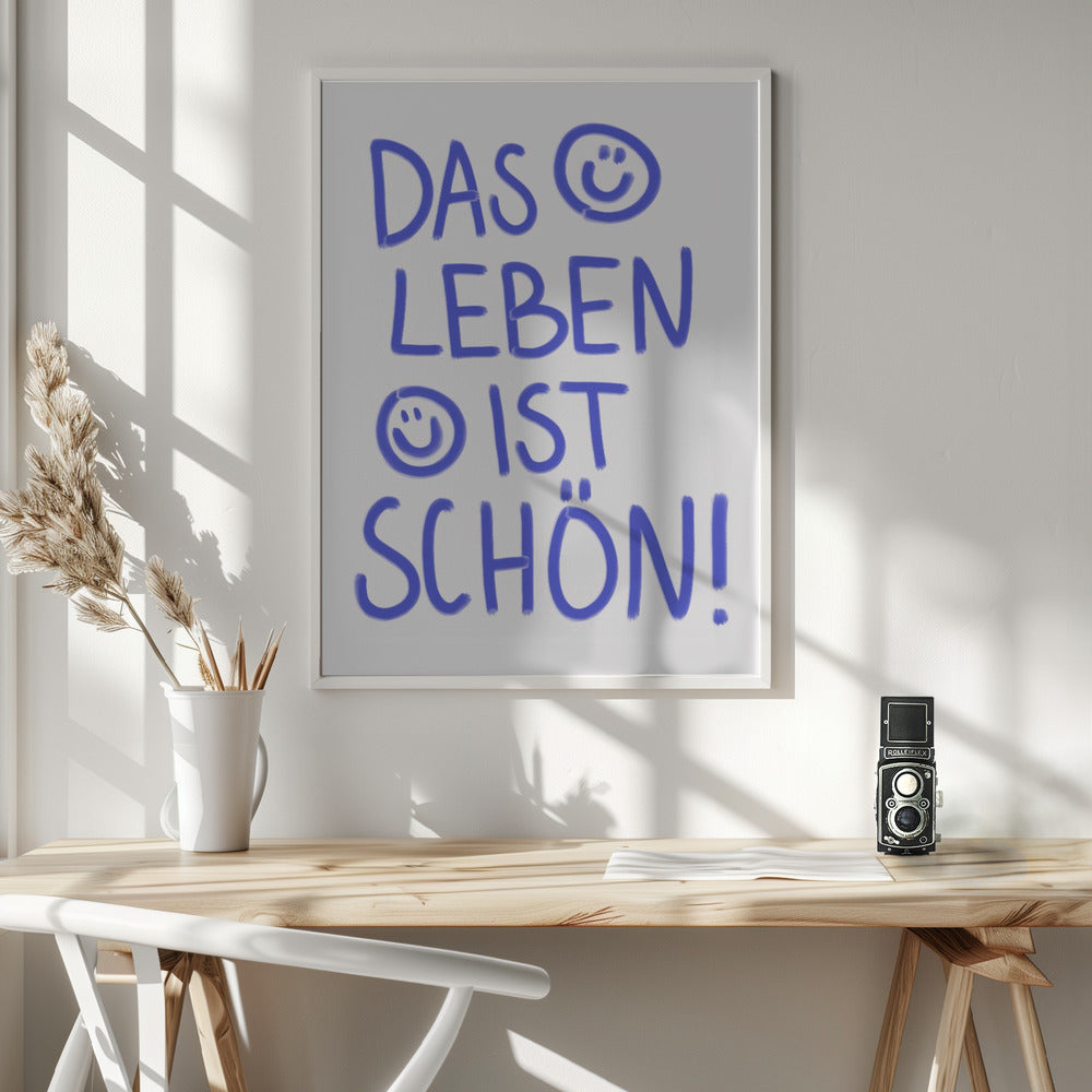 Life is Beautiful - Poster / Art Print - interiör