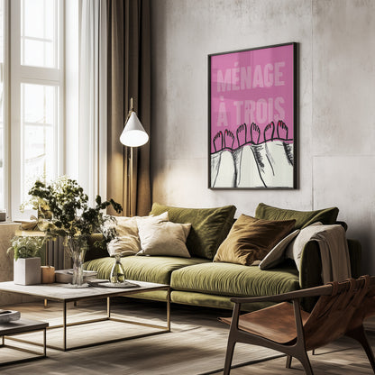 Three's Company - Poster / Art Print - interiör