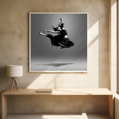 Jumping Dancer - Poster / Art Print - interiör