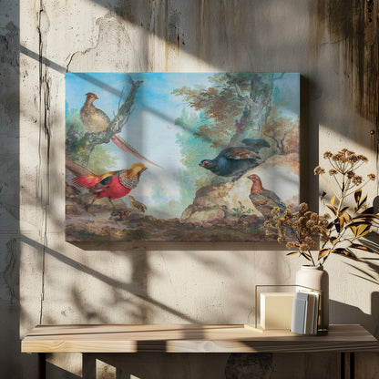 Pheasants - Poster / Art Print - interiör