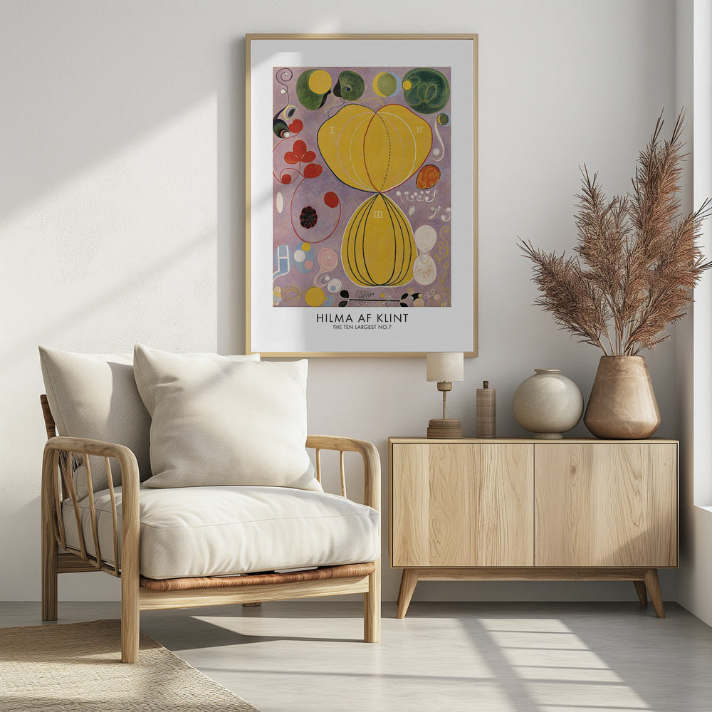 The Ten Largest No.7 Poster - Poster / Art Print - interiör