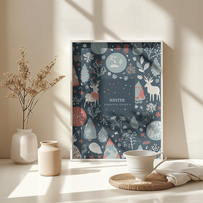 Winter Beautiful Season - Poster / Art Print - interiör