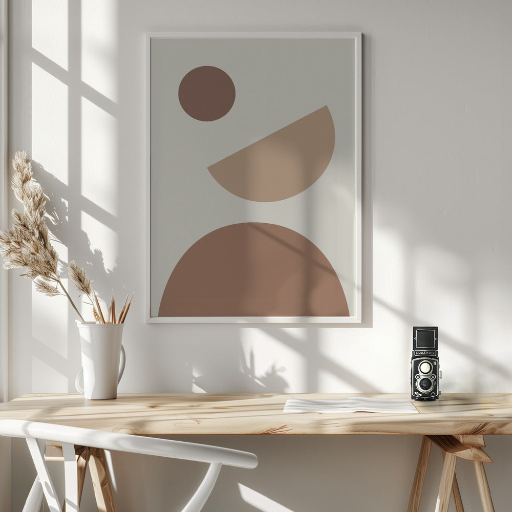 Abstract Geo - Poster / Art Print - interiör
