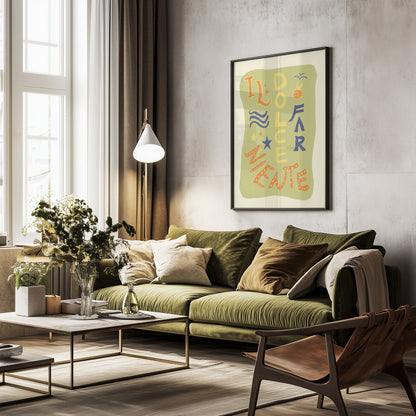 La Dolce Far Niente - Poster / Art Print - interiör