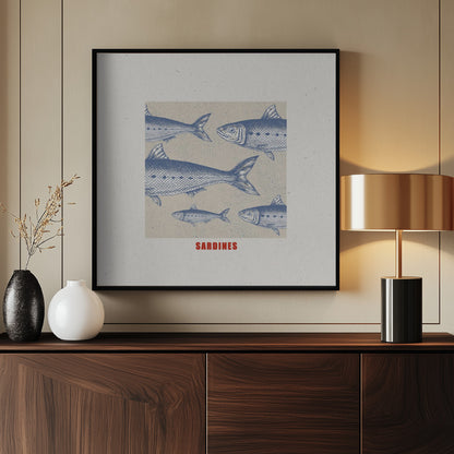 Sardines - Poster / Art Print - interiör