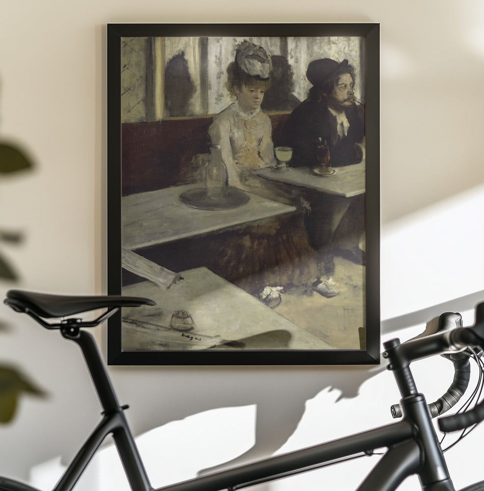 In a Café - Poster / Art Print - interiör