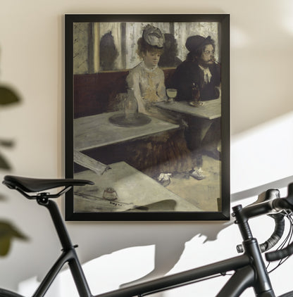 In a Café - Poster / Art Print - interiör