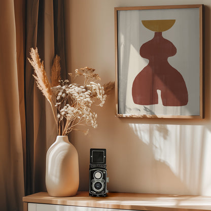 Vase No11. - Poster / Art Print - interiör