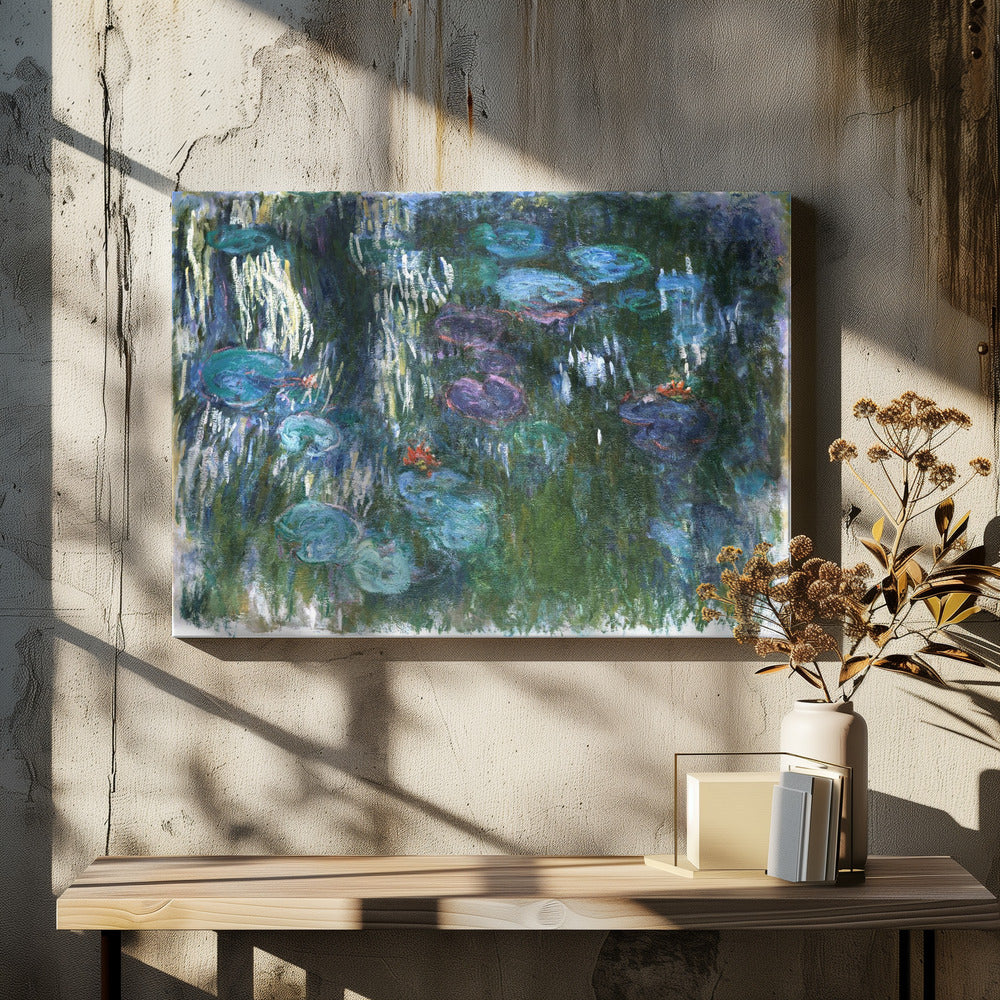 Water Lilies (1916–1919) - Poster / Art Print - interiör