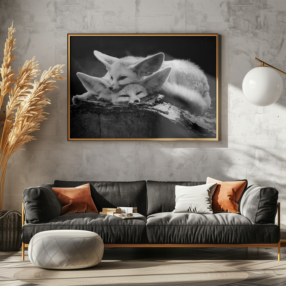 The happy couple - Poster / Art Print - interiör