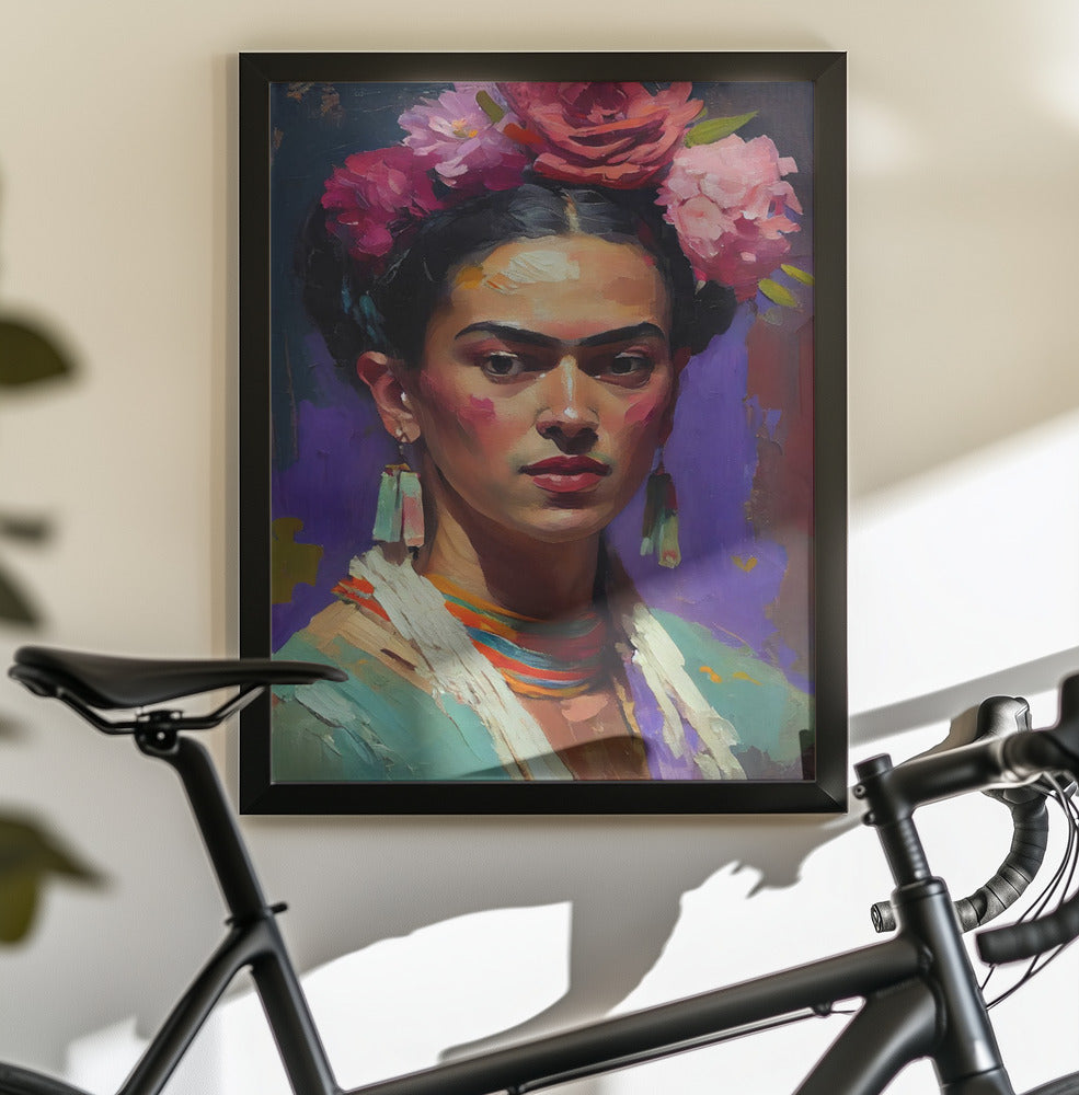 Portrait Of Frida - Poster / Art Print - interiör