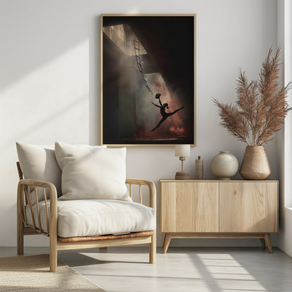 Smoke Dance - Poster / Art Print - interiör