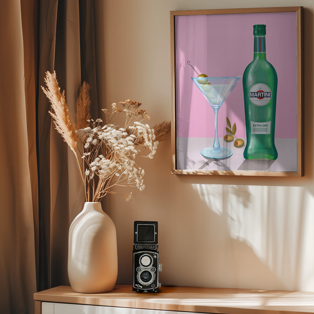Martini Cocktail - Poster / Art Print - interiör