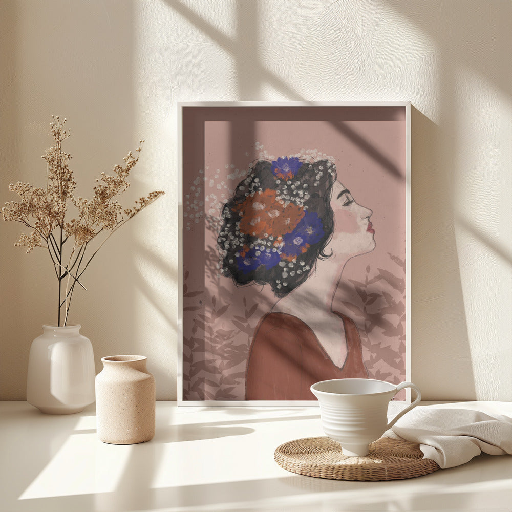 Summer Night - Poster / Art Print - interiör