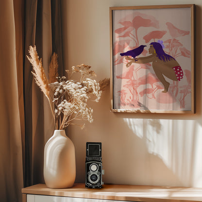 Raven - Poster / Art Print - interiör