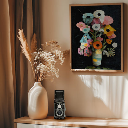 Les Fleurs - Poster / Art Print - interiör