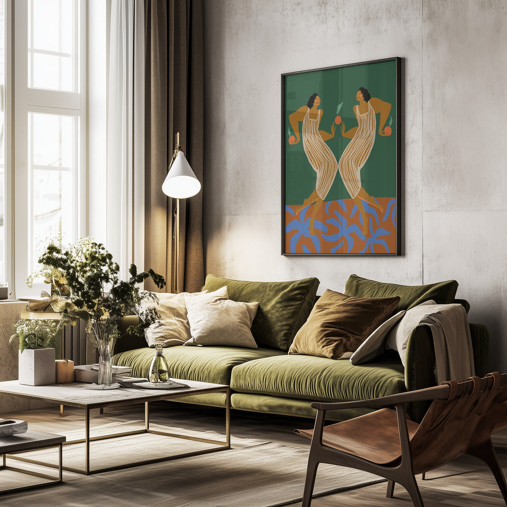 Mirror - Poster / Art Print - interiör