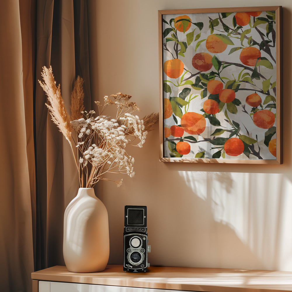 Oranges - Poster / Art Print - interiör