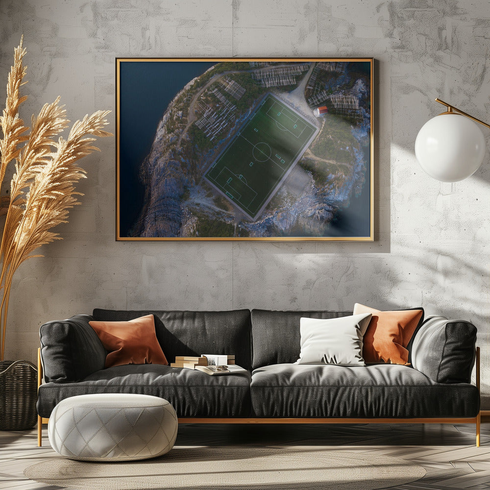 The furthest football field - Poster / Art Print - interiör