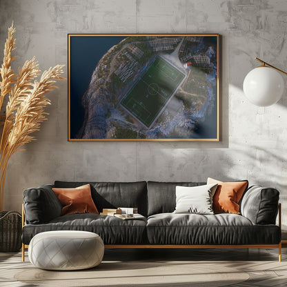 The furthest football field - Poster / Art Print - interiör