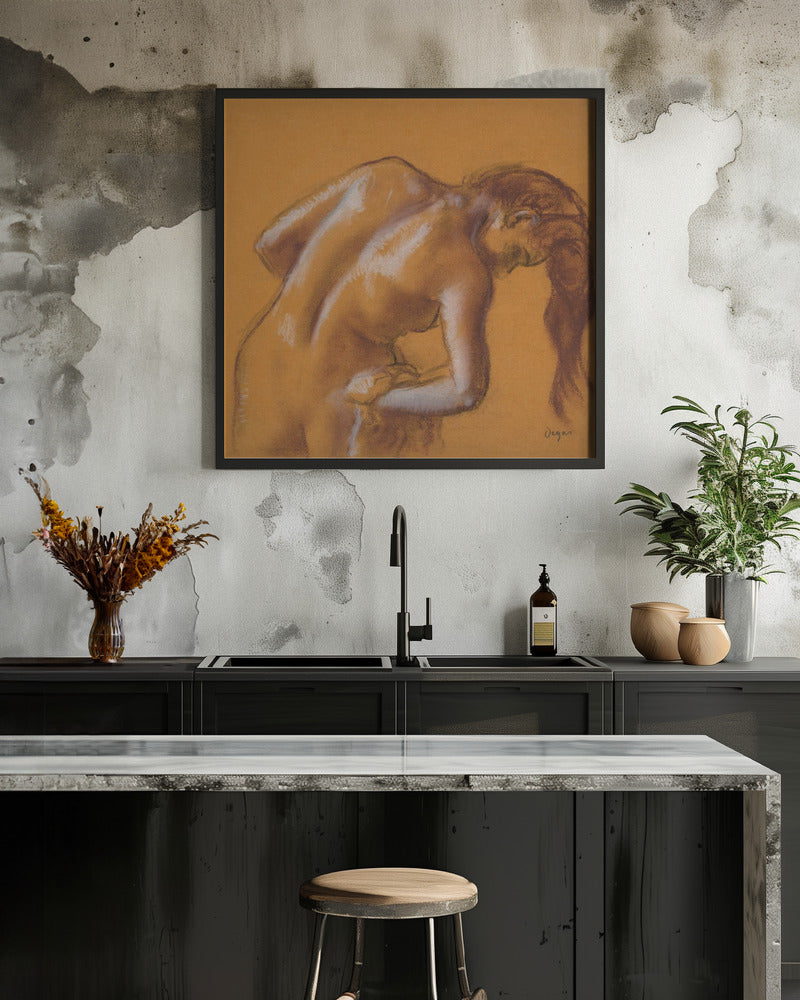 Bather Drying Herself - Poster / Art Print - interiör
