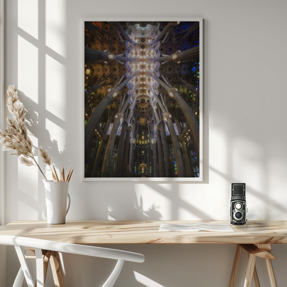 La Sagrada Familía - Poster / Art Print - interiör