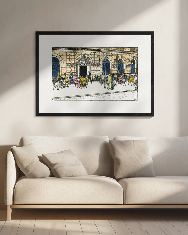 Café Heinrichhof - Poster / Art Print - interiör