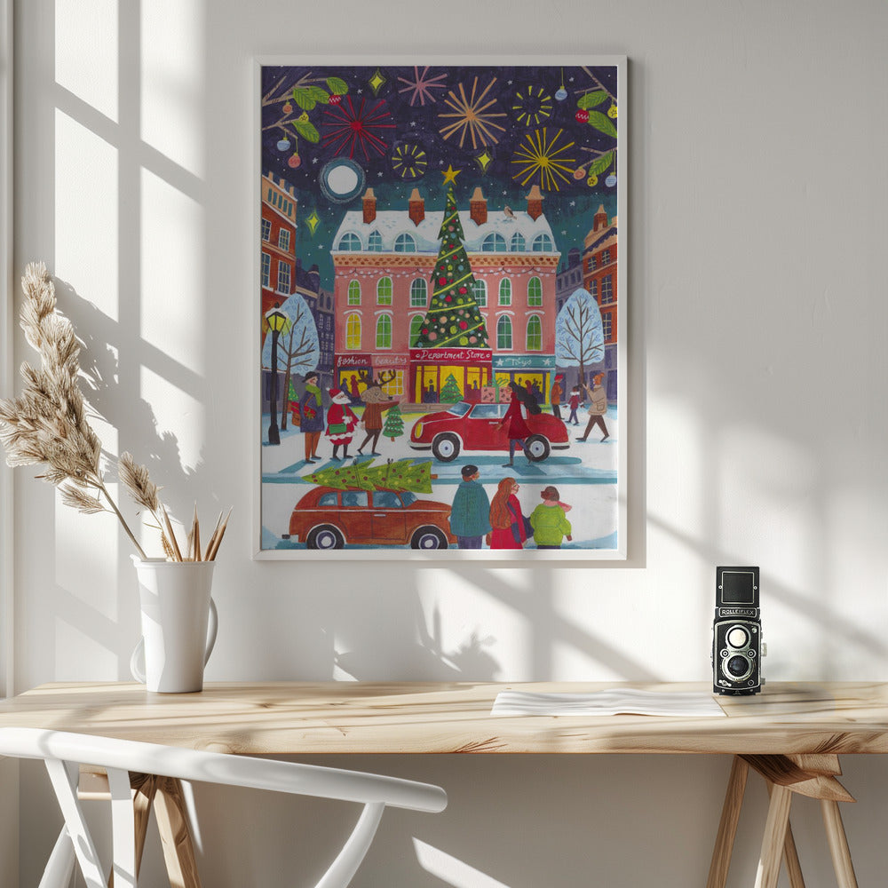 Christmas in the City - Poster / Art Print - interiör