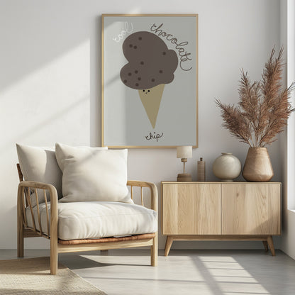 Chocolate Chip - Poster / Art Print - interiör