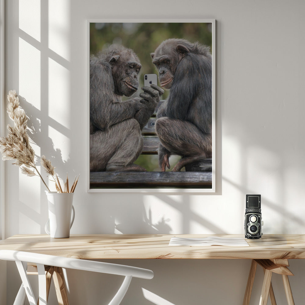 MonkeyPhone - Poster / Art Print - interiör