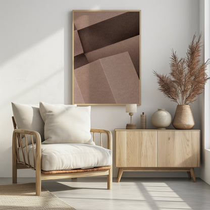 Papers and Shadows 4 - Poster / Art Print - interiör