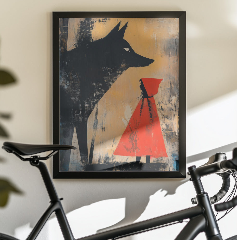 Little Red Riding Hood - Poster / Art Print - interiör
