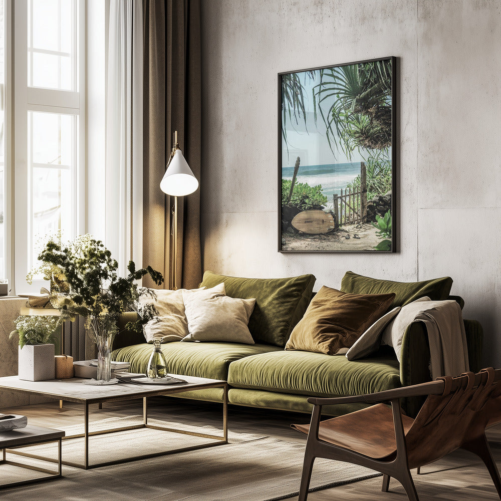 Secret Beach - Poster / Art Print - interiör