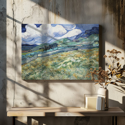 Landscape From Saint Rémy (1889) - Poster / Art Print - interiör