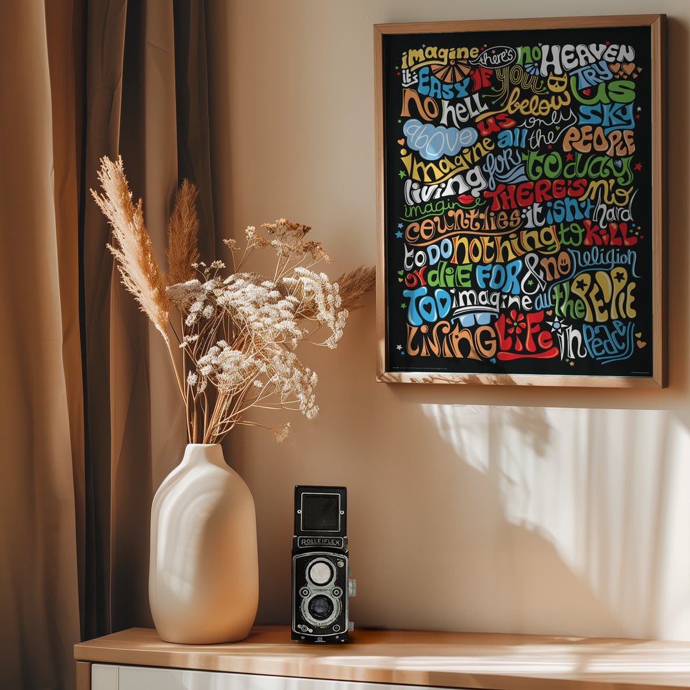 Imagine - Poster / Art Print - interiör