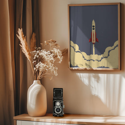Rocket - Poster / Art Print - interiör