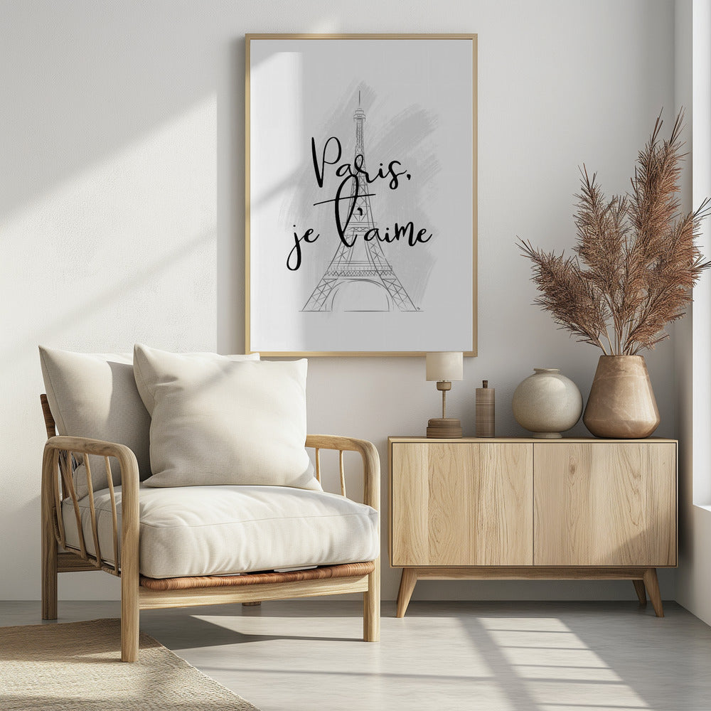 I Love Paris - Poster / Art Print - interiör