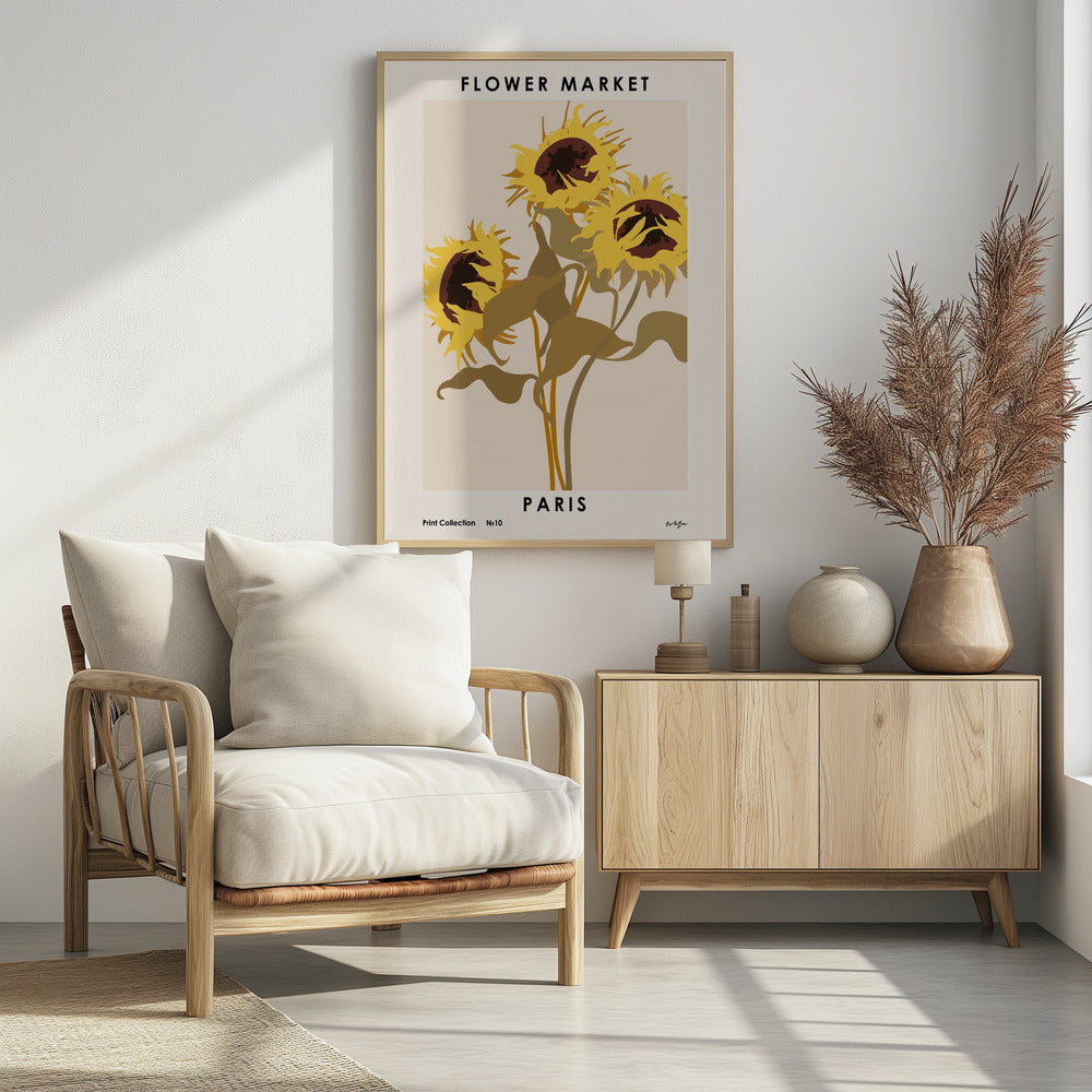 Flower Market. Paris - Poster / Art Print - interiör