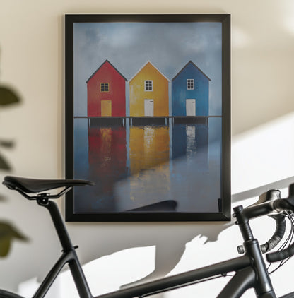 Harbour Harmony - Poster / Art Print - interiör
