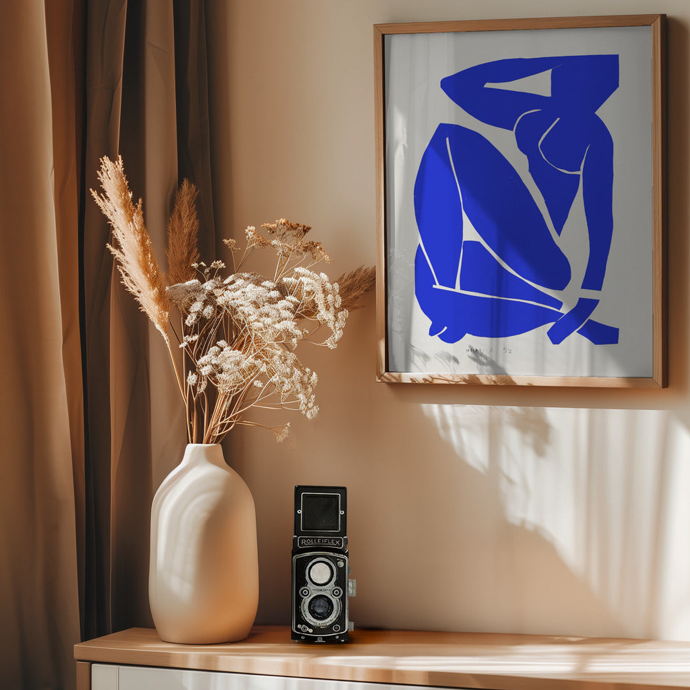 Nudo Blu III 1952 - Poster / Art Print - interiör