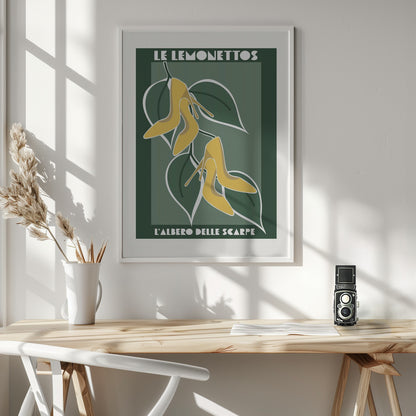 Shoe tree 2 - Poster / Art Print - interiör